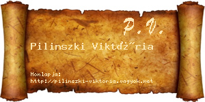 Pilinszki Viktória névjegykártya